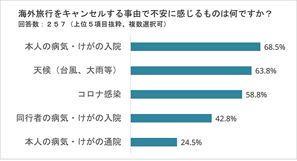 海外旅行キャンセル事由_調査結果2 海外旅行キャンセル事由_調査結果2