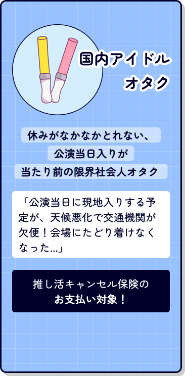 国内アイドルオタク