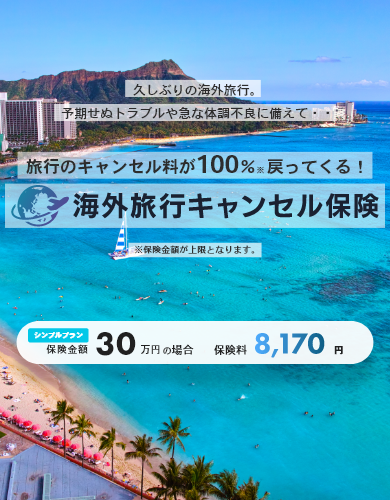 海外旅行キャンセル保険